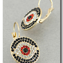 Genuine Swarovski Evil Eye Earrings