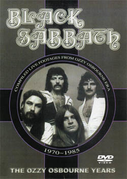 BLACK SABBATH THE OZZY OSBOURNE YEARS DVD