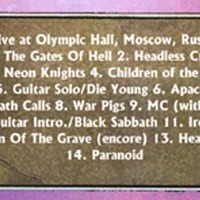 BLACK SABBATH HEADLESS CROSS TOUR MOSCOW,RUSSIA 1989 DVD - Thumbnail 1