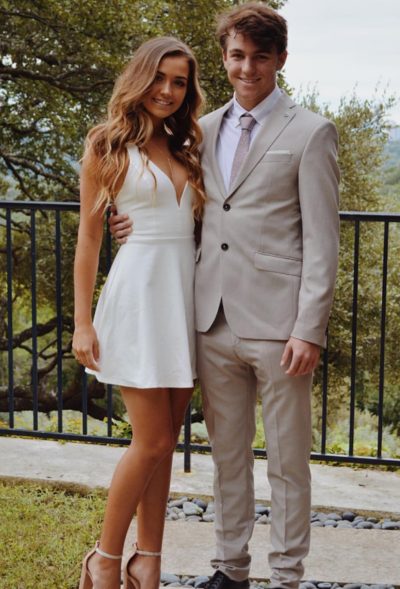 Sexy V Neck Short Prom Dress,White Satin Homcoming Dress, Cocktail Dress