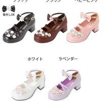 Soft Girl Shoes Princess Shoes Fun Flowers Single Shoes - Thumbnail 2