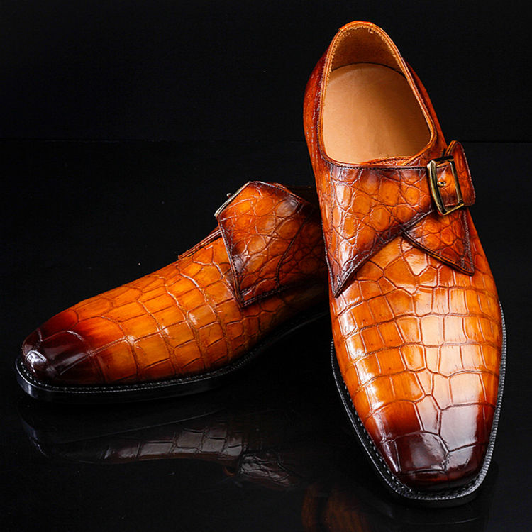 New Handmade Genuine Mens Alligator Shoes Brown Casual Alligator Shoes sold  by Lajuria on Storenvy