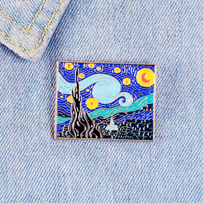 Free Shipping-STARRY NIGHT PIN ( SET / 2 PCS )