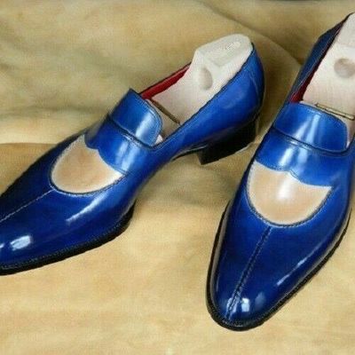Handmade Men Two Tone Shoes, Men spectator shoes, Men formal shoes, Men shoes