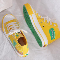 Harajuku lemon alphabet fashion casual women's shoes - Thumbnail 1