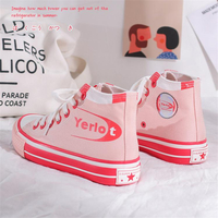 Harajuku lemon alphabet fashion casual women's shoes - Thumbnail 2