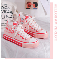 Harajuku lemon alphabet fashion casual women's shoes - Thumbnail 4
