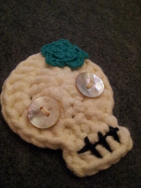 Sugar Skull Hairclip