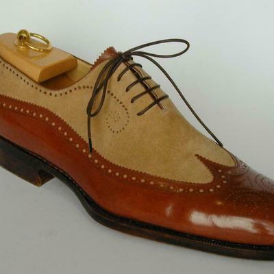 Mens spectator shoes men wingtip brogue two tone shoes men formal dress shoes