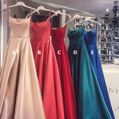 Criss cross long prom dresses for party - Thumbnail 4