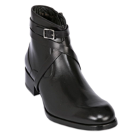 Men's Buckle Jodhpurs Ankle Boots Genuine Leather Handmade Jodhpurs Leather Boot - Thumbnail 4