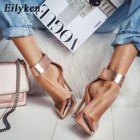Hot Woman Wedding Shoes Women High Heels Summer Sandals G6752 - Thumbnail 1