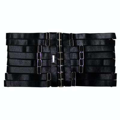 Yeha waist cincher ( black + silver )