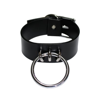 Tahliah choker ( black + silver )