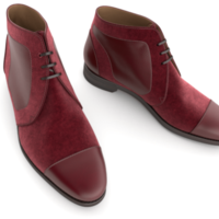 New Handmade Maroon Suede Boots, Men Formal Dress Leather Boot, Maroon boots men - Thumbnail 4