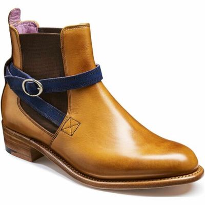 New Handmade Men Jodhpurs Style Real Leather Tan Ankle Boots, Men leather boot