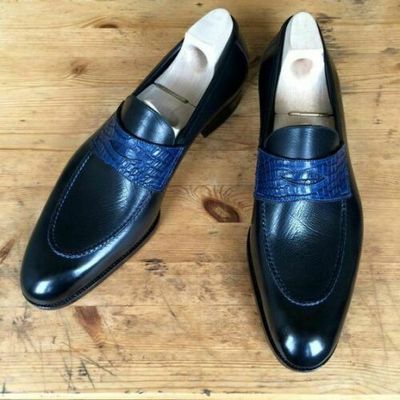 Handmade Men Two tone Shoes, Men spectator shoes, Men formal shoes, Men shoe