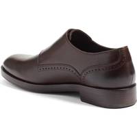 Handmade Men Brown leather Double Monk Strap shoes, Men dress shoes - Thumbnail 2