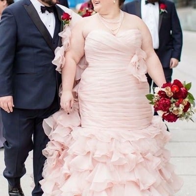 Plus size wedding dresses bridal gowns mk008 - Thumbnail 3