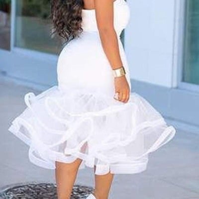 Plus size white wedding dresses bridal gowns - Thumbnail 4