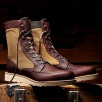 New Handmade Mens Brown Style Superb Leather Boots Men's Boot - Thumbnail 1