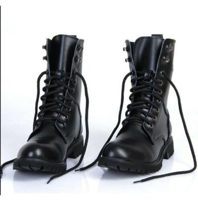 Rider Boots for Mens, Men Biker Leather Boots, Military Boots