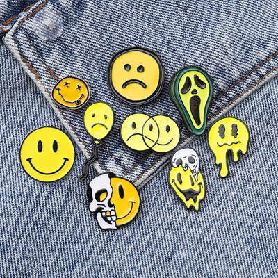 Free Shipping-EMOJI PINS ( SET / 9 PCS )
