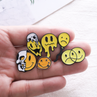 Free Shipping-EMOJI PINS ( SET / 9 PCS ) - Thumbnail 1