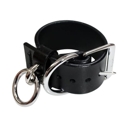 Jenn cuff ( black + silver )