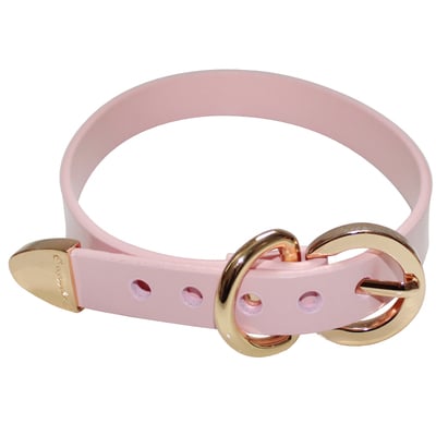 Signature choker ( pink + gold )