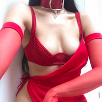 Sig Choker ( Red + Silver ) - Thumbnail 2