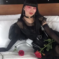 Anise Choker ( Black + Silver ) - Thumbnail 2