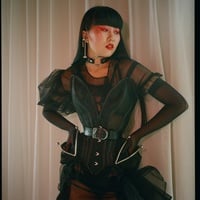 Anise Choker ( Black + Silver ) - Thumbnail 3