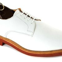 Handmade men,s style Oxford shoes, Men White formal leather shoes, Shoes for men - Thumbnail 1