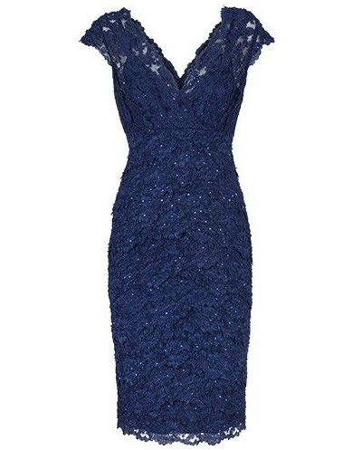 V Neck Sheath Royal Blue Mother of Bride Dresses