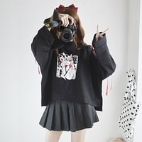 New Harajuku Strange Tie Sweatshirt - Thumbnail 2