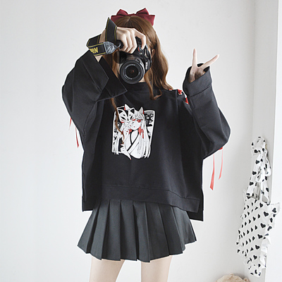 New harajuku strange tie sweatshirt
