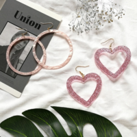 Gorgeous Kawaii Large Pink Earrings - Thumbnail 3