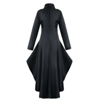Vintage Gothic Women Irregular Hem Long Coat - Thumbnail 1
