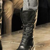 New Handmade Mens Military Style Superb Leather Boots, Men combat leather boots - Thumbnail 4