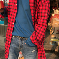 Free Shipping-RETRO PLAID SHIRT - Thumbnail 4