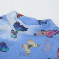 BUTTERFLY BLUE MESH TOP - Thumbnail 2