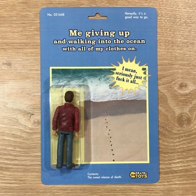 Giving up action figure - male (one-off)