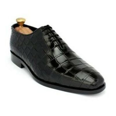 Handmade mens dress oxfords shoes good year welted leather formal shoes for mens