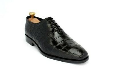 Handmade Mens Dress Oxfords Shoes Good year welted leather formal shoes for mens