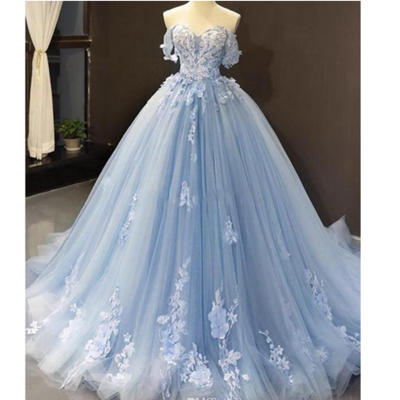 Real image princess wedding quinceanera dresses a line off shoulder lace 3d applique sweet 16 gowns sweep train backless bridal gowns