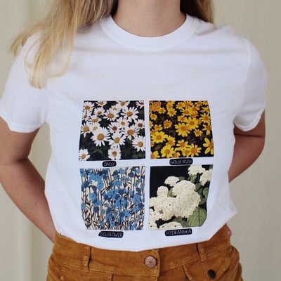 Wild flowers t-shirt
