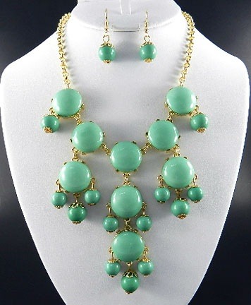 Mint Bubble Necklace