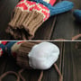 Heart and Fawn Mittens - Thumbnail 3