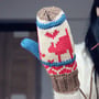 Heart and Fawn Mittens - Thumbnail 1